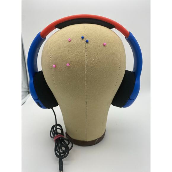 PDP Airlite wired gaming headset with mic for Nintendo Switch - Mario dash blue - Picture 3 of 11